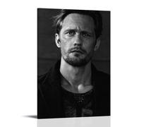 ZSJUMK Alexander Skarsgard- Murales de lienzo impermeables, resistentes a los arañazos, resistentes a los rayos UV, elegante decoración para el hogar y la oficina, diseño clásico moderno, estilo marco
