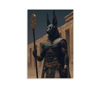 ZSJUMK Anubis World of Wanderings- Murales de lona impermeables, resistentes a los arañazos, resistentes a los rayos UV, elegante decoración para el hogar y la oficina, diseño moderno clásico, estilo