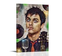 ZSJUMK Billie Joe Armstrong - Murales de lona impermeables, resistentes a los arañazos, resistentes a los rayos UV, elegante decoración del hogar y la oficina, diseño clásico moderno, estilo marco, 20