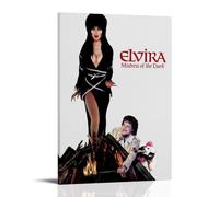 ZSJUMK Elvira Mistress of the Dark- Murales de lona impermeable, resistente a los arañazos, resistente a los rayos UV, elegante decoración para el hogar y la oficina, diseño clásico moderno, estilo