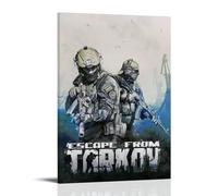 ZSJUMK Escape from TarkovCanvas Mural impermeable, resistente a los arañazos, resistente a los rayos UV, elegante decoración para el hogar y la oficina, diseño clásico moderno, estilo marco, 50 x 75