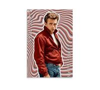 ZSJUMK James DeanCanvas Murales impermeables, resistentes a los arañazos, resistentes a los rayos UV, elegante decoración para el hogar y la oficina, diseño clásico y moderno, estilo sin marco, 50 x