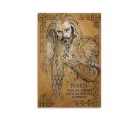 ZSJUMK Thorin Oakenshield The Hobbit- Murales de lona impermeables, resistentes a los arañazos, resistentes a los rayos UV, elegante decoración para el hogar y la oficina, diseño clásico y moderno