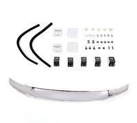 ZSPART Protector de capó cromado plateado para Ford F250 F350 Super Duty 2017-2021