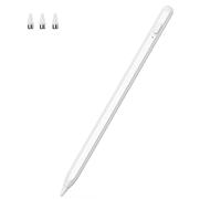 Zspeed Lápiz para Tablet con Magnética Compatible con iPad/iPad Pro/iPad Air/iPhones/Huawei y Otro Tabletas, iPad Pencil para Dibujar, Escribir（con 3 Puntas de Repuesto）