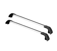 ZSQGHGH Baca para Coche 2 Barras Transversales para MG para ZS 2025 Portaequipajes De Techo con Cerradura De Aleación De Aluminio Portaequipajes De Techo(Negro Plata)