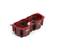 ZSQGHGH Molduras Interiores de Coche Portavasos De Consola Central para Mercedes para Benz W205 W213 W253 W447 W463 Color Negro A2056800691 Accesorios Coche(Red Carbon)