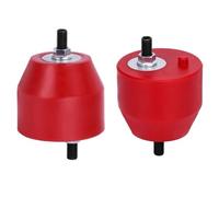ZSQGHGH Soporte Motor Aislador De Montaje Delantero L & R del Motor para para E36 E46 para Compact para Z3 Z4 6CYL 85A 11811140985 Kit De ReparacióN De Soporte Motor(Rojo)