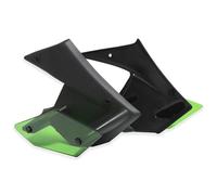 ZSQWRFRG Alerón Lateral Motocicleta para Kawasaki Z900 Z 900 2020-2024 Piezas Motocicleta Alerones Laterales con Carga Aerodinámica Naked Deflectores ala Carenado ala Fija Spoilers Motocicleta(Verde)