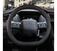 ZSQWRFRG Funda Volante Coche Funda Volante Coche para Citroen C4 2021-2023 Piel Sintética Antideslizante Accesorios Coche Funda de Volante(Negro)