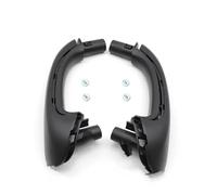 ZSQWRFRG Tiradores Puerta para Mercedes para Benz Clase C W203 C200 C220 C250 C300 2000-2007 Tiradores de Puerta de Coche(Black Front 2pcs Set)