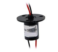 ZSR012-2*5A Anillo colector conductor de 2 vías OD 12,5 mm Anillo colector eléctrico de luz de escenario Anillo colector de pez ancla visible