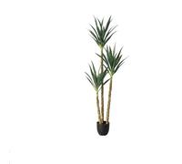 Zstar Agave Artificial de 160 cm, Planta Artificial de Agave Artificial con 3 Tallos, Planta Artificial Grande en Maceta con Hojas realistas y Corteza de Interior, decoración para salón, Oficina