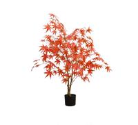 Zstar Árbol Artificial de Arce de 120 cm, Plantas Artificiales Grandes de Arce, decoración Interior, árbol de otoño Artificial en Maceta para Granja, hogar, Boda