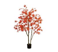 Zstar Árbol Artificial de Arce otoñal, 150 cm, Doble Polo, Plantas Artificiales Grandes, Arce, decoración Interior, árbol de otoño Artificial en Maceta para Granja, hogar, Boda