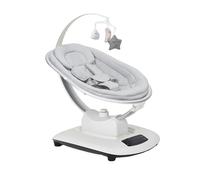 Zstar Balancín eléctrico premium para bebé con mando a distancia inteligente, tecnología de oscilación 5D, biblioteca de música y modo de inclinación adaptable para bebés de 0 a 6 meses (máx. 18 kg