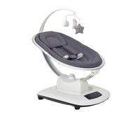 Zstar Balancín eléctrico premium para bebé con mando a distancia inteligente, tecnología de oscilación 5D, biblioteca de música y modo de inclinación adaptable para bebés de 0 a 6 meses (máx. 18 kg