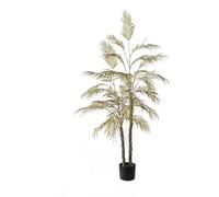 Zstar Palmera Artificial Grande, 150 cm, Doble Barra de Plantas Artificiales, Grandes Plantas Artificiales en Maceta, Plantas de Interior, decoración de Esquina, Helecho de Palmera, para salón,