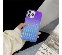 ZSUFCBF Funda con Textura Ondulada para iPhone 15, 14, 13, 12 Pro MAX Plus, Carcasa Trasera Suave a Prueba de Golpes con Degradado de Color, T3, para iPhone 13 Pro
