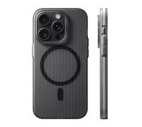 ZSUFCBF Funda de Carga inalámbrica a Rayas para iPhone 14, 15, Pro MAX, 15, 13, Pro y 16, anticaídas, esmerilada, T3, para iPhone 16 Pro