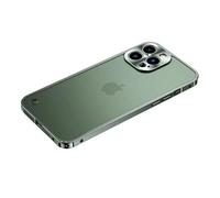ZSUFCBF Funda Protectora con Marco de aleación de Aluminio para iPhone 13, 14, 15, 16 Pro MAX Plus Mini, protección de Lente de Metal a Prueba de Golpes, Verde, para iPhone 13 Q