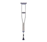 ZSUHGD Andador Plegable con Ruedas, bastón, muleta, axila, muletas Dobles, Andador de acero Inoxidable para Ancianos, discapacitados, Antideslizante, Altura Ajustable, 2 Piezas L, 2 Piezas, Mediano
