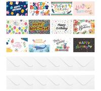 ZSUIQIN 12 piezas Tarjetas con sobres, Tarjeta de felicitación moderna, Tarjeta de Navidad y sobre, para tarjetas de felicitación, tarjetas de agradecimiento, tarjetas navideñas