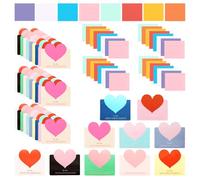 ZSUIQIN 40 Carte d'amour, Tarjeta de Aniversario, Tarjeta o postal idea especial regalo original, Tarjeta de San Valentín para Pareja,cadeau d'anniversaire pour petit ami petite amie(Con sobre)
