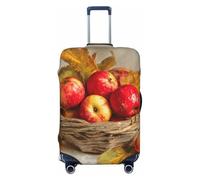 ZSUUGJ A Pile of Apples - Protector de equipaje elástico, a prueba de polvo y resistente a los arañazos, se adapta a maletas de 18 a 32 pulgadas, Black, L