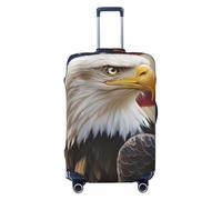 ZSUUGJ American Bald Eagle - Fundas de equipaje de viaje para maleta, elásticas, antiarañazos, elastano, fundas de equipaje para equipaje de 18 a 32 pulgadas, Negro -, XL