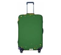 ZSUUGJ Colorful Clover - Protector elástico para equipaje, resistente al polvo y a los arañazos, se adapta a maletas de 18 a 32 pulgadas, Black, S