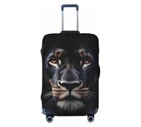 ZSUUGJ Cool Lion - Protector elástico para equipaje, resistente al polvo y a los arañazos, se adapta a maletas de 18 a 32 pulgadas, Black, M