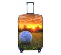 Zsuugj Fundas de equipaje de viaje de golf para maleta, elásticas, protector de maleta, antiarañazos, fundas de equipaje de elastano para equipaje de 18 a 32 pulgadas, Negro -, M