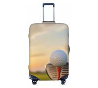 Zsuugj Fundas de equipaje de viaje de golf para maleta, elásticas, protector de maleta, antiarañazos, fundas de equipaje de elastano para equipaje de 18 a 32 pulgadas, Negro -, XL