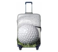 ZSUUGJ Fundas de equipaje de viaje para balón de golf, protector elástico de maleta, antiarañazos, fundas de equipaje de elastano para equipaje de 18 a 32 pulgadas, Negro -, XL