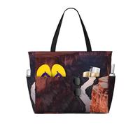 ZSUUGJ Grand Canyon Arizona - Bolsa de playa extragrande con bolsillos con cremallera, impermeable, a prueba de arena, para piscina, picnic, gimnasio y viajes