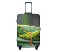 ZSUUGJ Grasshopper On Grass - Protector de equipaje elástico, a prueba de polvo y resistente a los arañazos, se adapta a maletas de 18 a 32 pulgadas, Black, M