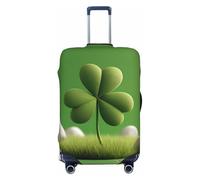ZSUUGJ Leaf Clover - Protector elástico para equipaje, resistente al polvo y a los arañazos, se adapta a maletas de 18 a 32 pulgadas, Black, XL
