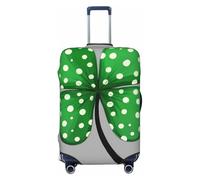 ZSUUGJ Lucky Clover Spot - Protector de equipaje elástico, a prueba de polvo y resistente a los arañazos, se adapta a maletas de 18 a 32 pulgadas, Black, L