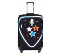 ZSUUGJ Melody of Love - Funda protectora elástica para equipaje, resistente al polvo y a los arañazos, se adapta a maletas de 18 a 32 pulgadas, Black, L