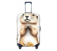 ZSUUGJ Prairie Dogs - Protector de equipaje elástico, a prueba de polvo y resistente a los arañazos, se adapta a maletas de 18 a 32 pulgadas, Black, S
