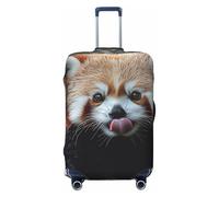 ZSUUGJ Red Panda - Protector elástico para equipaje, resistente al polvo y a los arañazos, se adapta a maletas de 18 a 32 pulgadas, Black, S