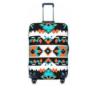 Zsuugj Western Southwest - Fundas de equipaje de viaje tribales étnicos aztecas para maleta, protector elástico de maleta, antiarañazos, fundas de equipaje de elastano para equipaje de 18 a 32