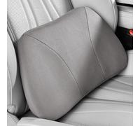 ZSWXDJIZN Almohada Lumbar para Coche para Nissan Qashqai J12 e-Power 2022-2024 2025, Cojín con Memory Foam Respaldo Asiento Coche para Automóvil para Asiento de Conductor,Grey