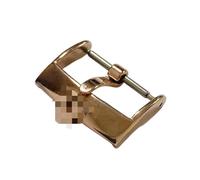ZSXPBZL Hebilla de Reloj,Desplegable Hebilla Reloj Accesorios Banda 12mm 14mm 16mm 18mm 20 mm for Omega Seamaster Strap Watch Men Pin Insurance Hebilla de acero inoxidable Cierre(Gold 18mm)