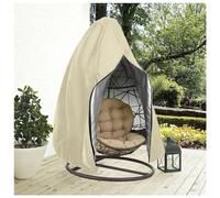 ZSZOOBFD Funda Protectora para Silla Egg para Exteriores, para Columpios, Funda para Silla Colgante De Patio, Oxford 420D (200cm*230cm,Beige)
