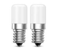 ZSZT Bombillas de frigorífico E14 LED 2W equivalente de bulbo del halógeno 15W, Blanco Cálido 3000K bombilla maquina de coser, 2 unidades
