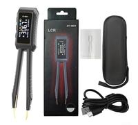 ZT-MD1 - Pinzas de medidor digital LCR, probador inteligente para resistencia de capacitancia de inductancia, multifrecuencia, 100 Hz-10 kHz, recargable tipo C (ZT-MD1)