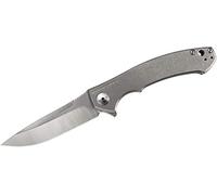 ZT Navaja Zero Tolerance 0450 Model 0450 con hoja de acero S35VN de 8,3 cm y empuñadura de titanio de 10,5 cm para Caza, Pesca, Supervivencia y bushcraft + Portabotellas Regalo…