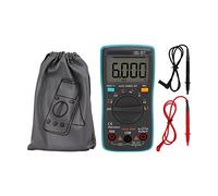 ZT102 6000 Multímetro digital de rango automático Probador de corriente de voltaje portátil para pruebas eléctricas Reparación del hogar Mantenimiento automático Material ABS